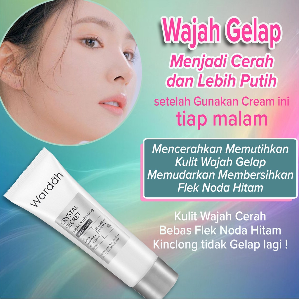 TERLARIS Cream Penghilang Pembersih Flek noda hitam Pencerah Wajah Gelap bebas flek hitam bebas noda