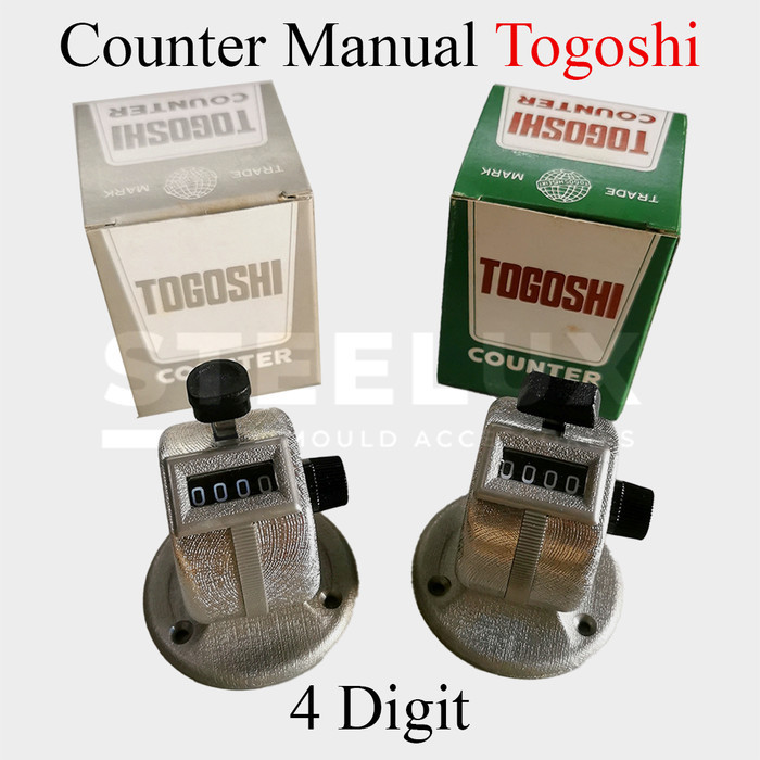 

Hand Counter Togoshi Alat Hitung Manual 4 Digit FH-102P Tally Meja Penghitung Cepat Tasbih Sekuriti Event Acara