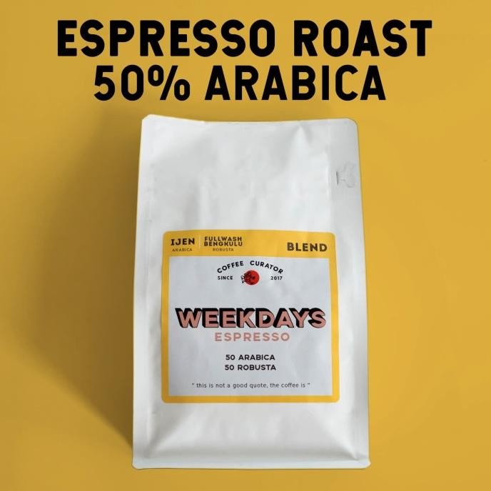 

Daily Espresso Blend Cafe 50% Arabica 50% Robusta Espresso 250 Gram