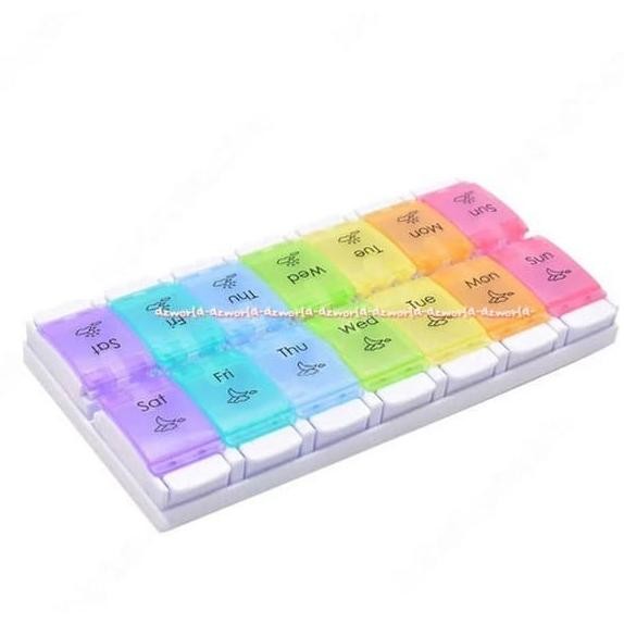 

Galena Medicine Box Kotak Obat Tekan Double 14 Hari Kotak Obat