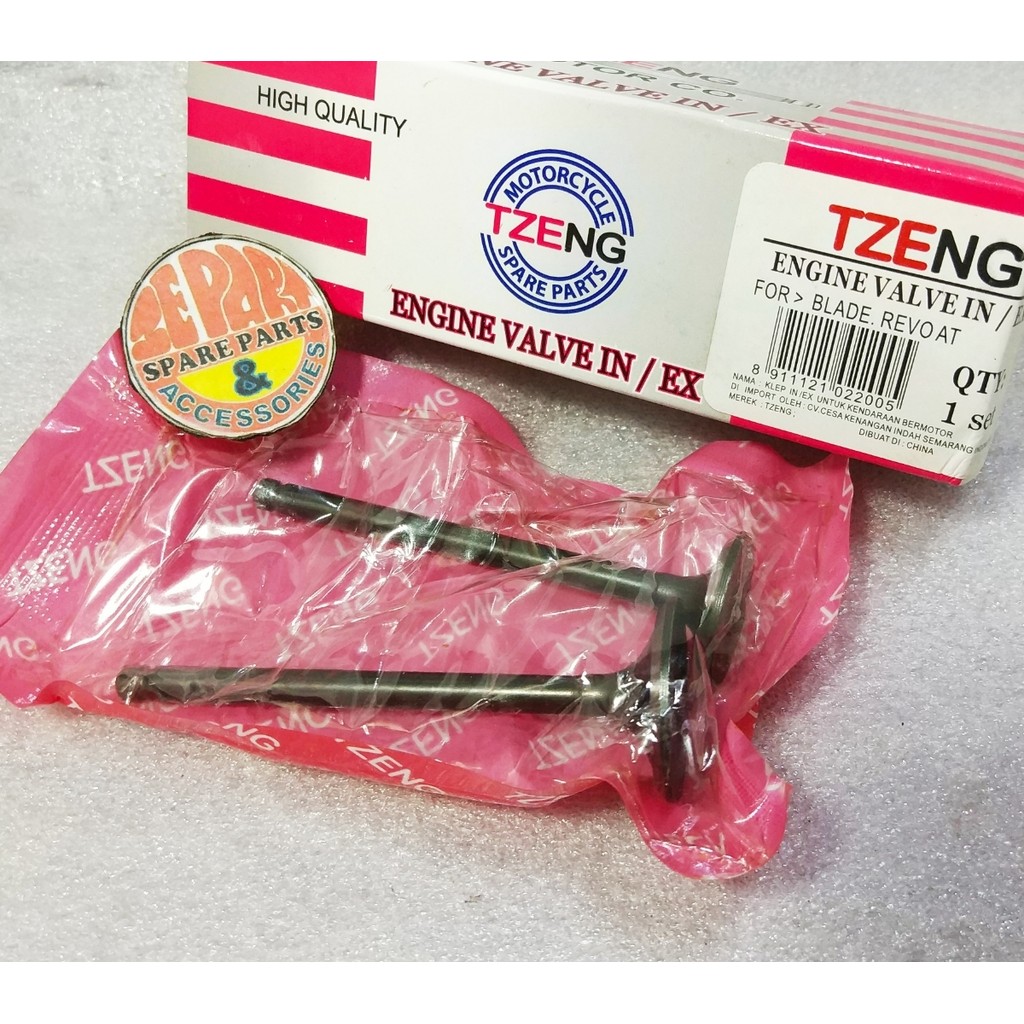 Klep Blade Revo 110 Absolute Set Limited Item Barang Langka Spare Part Motor Klasik