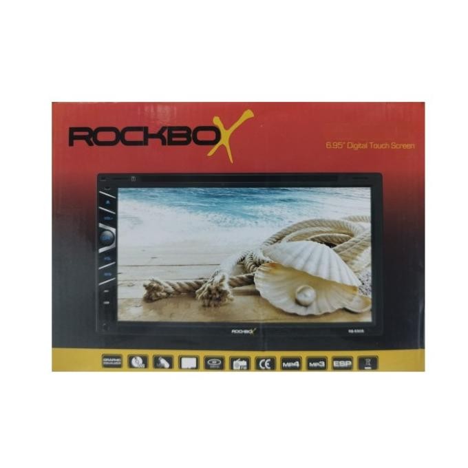 head unit double din Rockbox RB-6908 6.95 inch car audio system