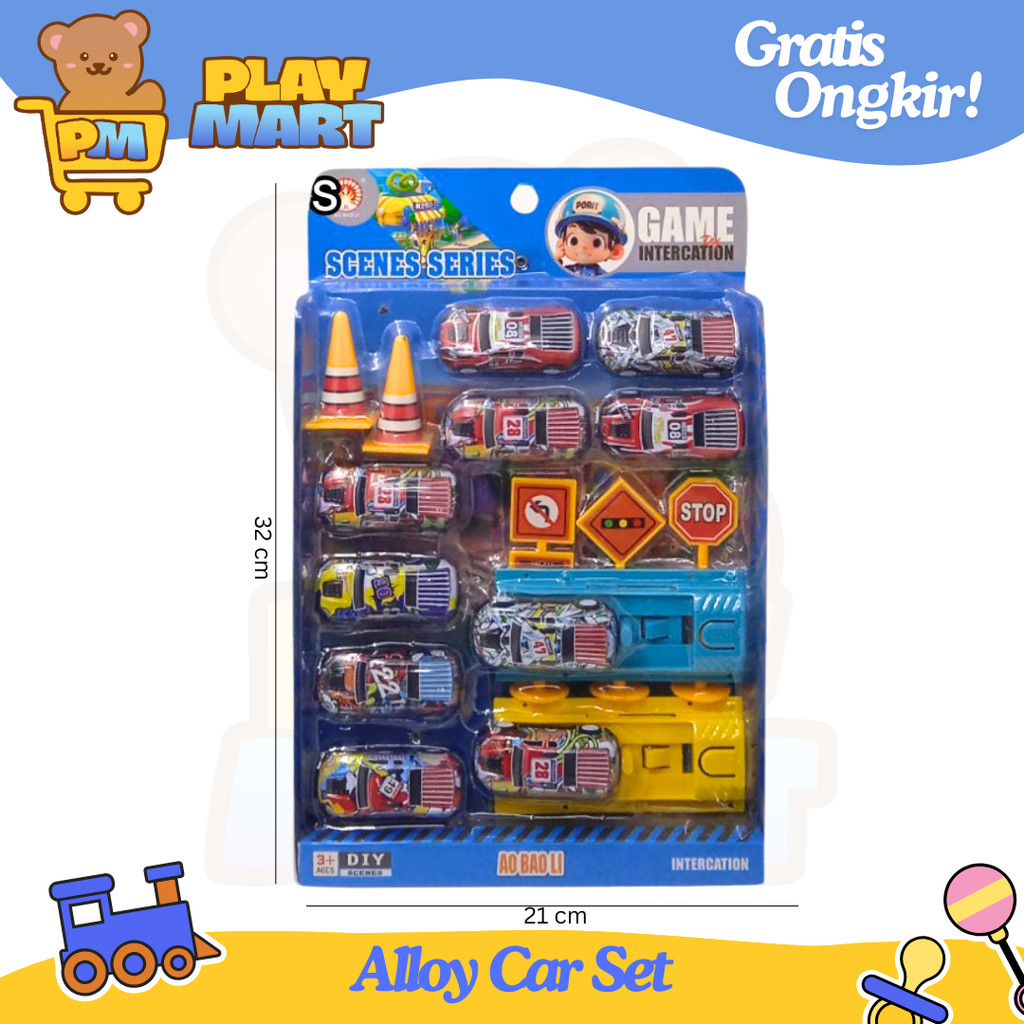 Mainan Anak Mobil-Mobilan Jalanan Mainan Anak Mobil-Mobilan Set