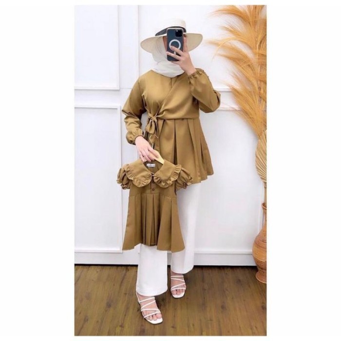 MIDA BAJU COUPLE KELUARGA TUNIK GAMIS IBU DAN ANAK UMUR 0-13 TAHUN