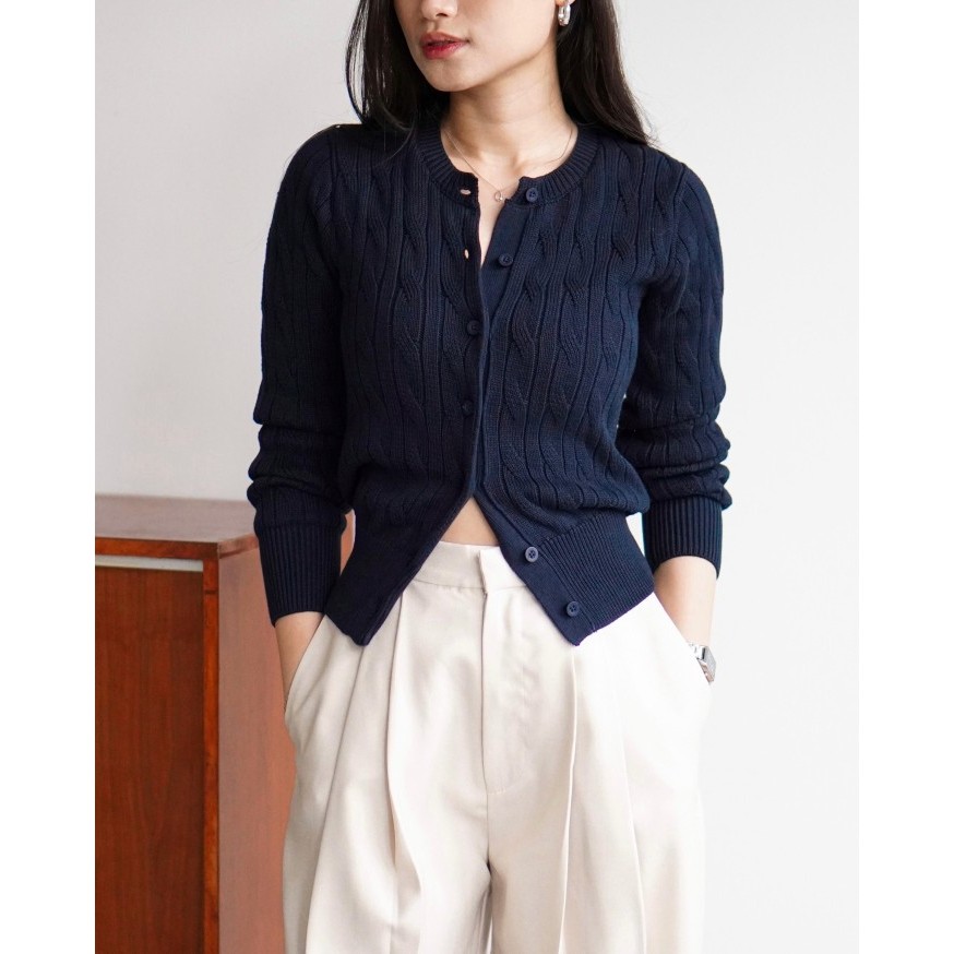 karakiri - Carol Cable Knit Cardigan