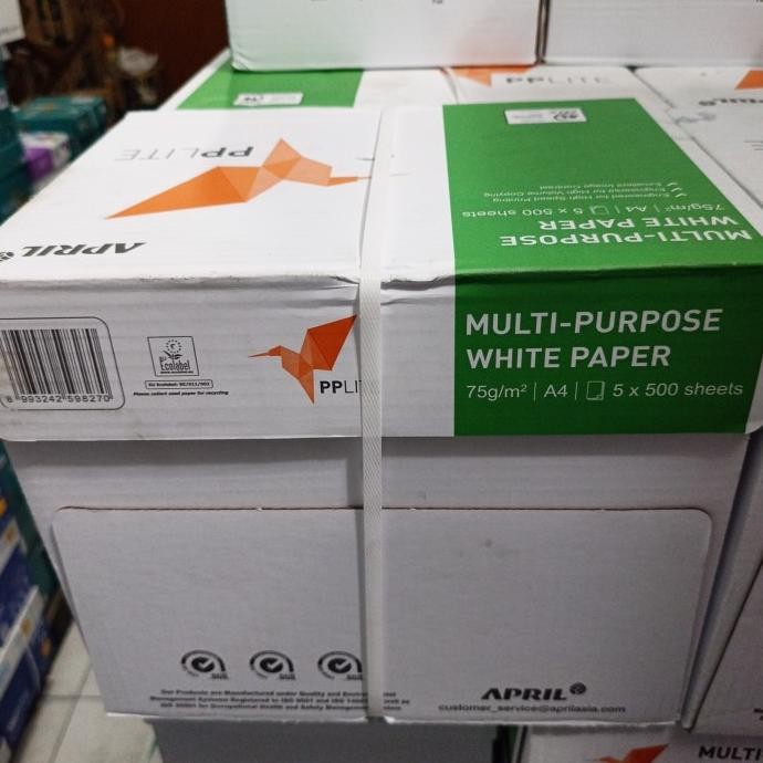 

BEBAS ONGKIR - kertas hvs PPlite A4 75gr (perdus) gojek only