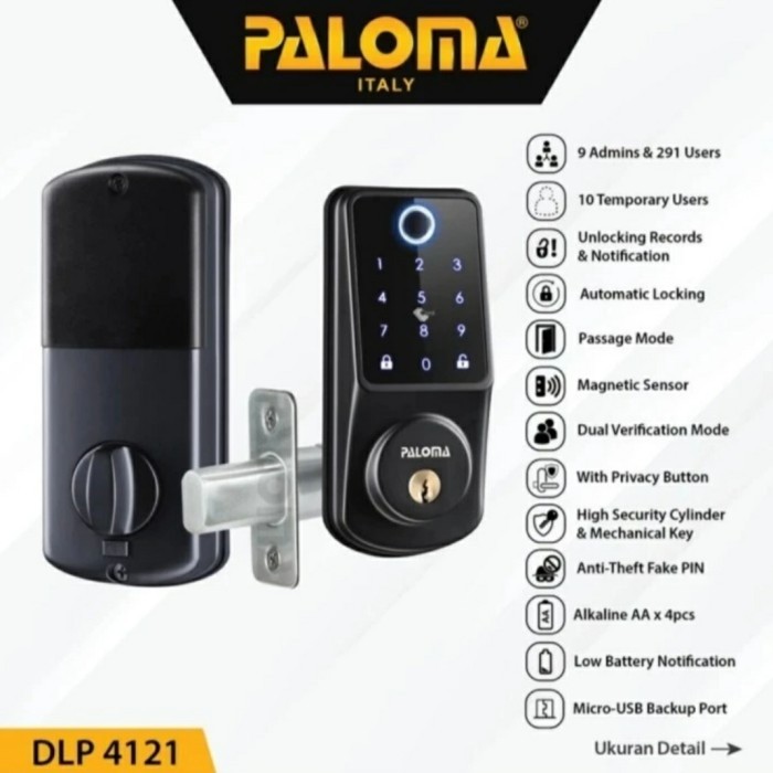 TERBARUUU Smart lock door PALOMA DLP 4121