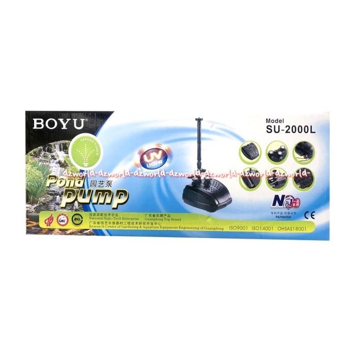

Boyu Pond Pump Su 2000L Pompa Untuk Kolam Ikan Air Tawar & Air Laut