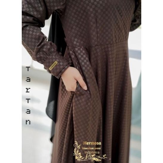 GAMIS COKLAT TUA/GAMIS HERMOSA COKELAT TUA/GAMIS TARTAN COKLAT TUA COD