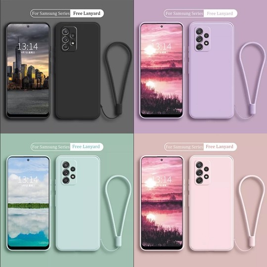 Case Samsung A32 A52 A72 Baby Skin FREE tali Fashion Cute Casing TPU
