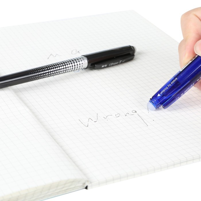 

ZC300 Erasable Gel Pen iErase II / Pulpen Gel Warna Hitam 0.5mm yang dapat dihapus AKP61179 (PCS)
