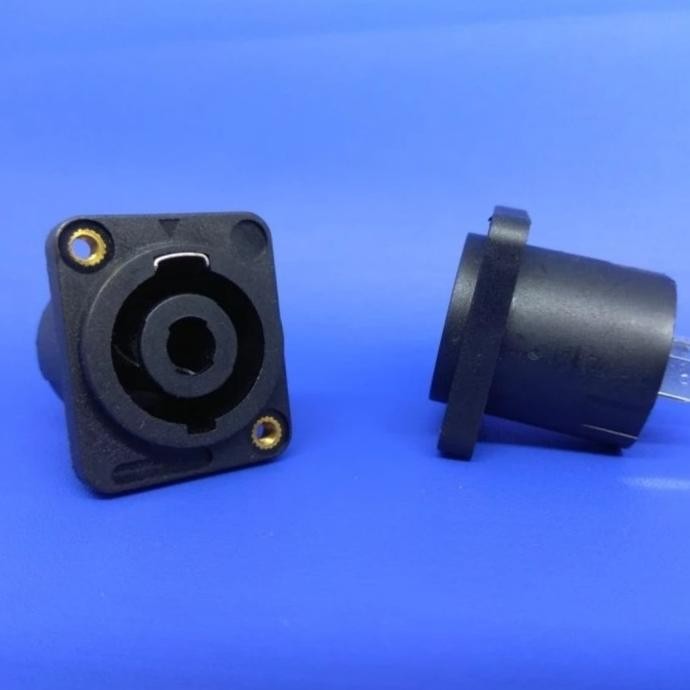 Jek Spikon + Soket Body Speakon 1 Set Jack Spicon