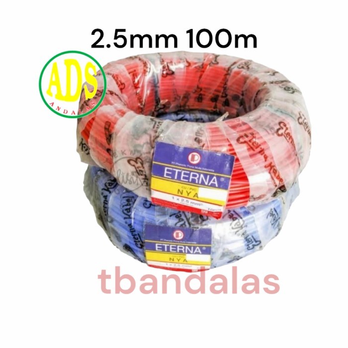 Kabel Listrik Nya Tunggal 2.5Mm Eterna Extrana Cable 100 Meter