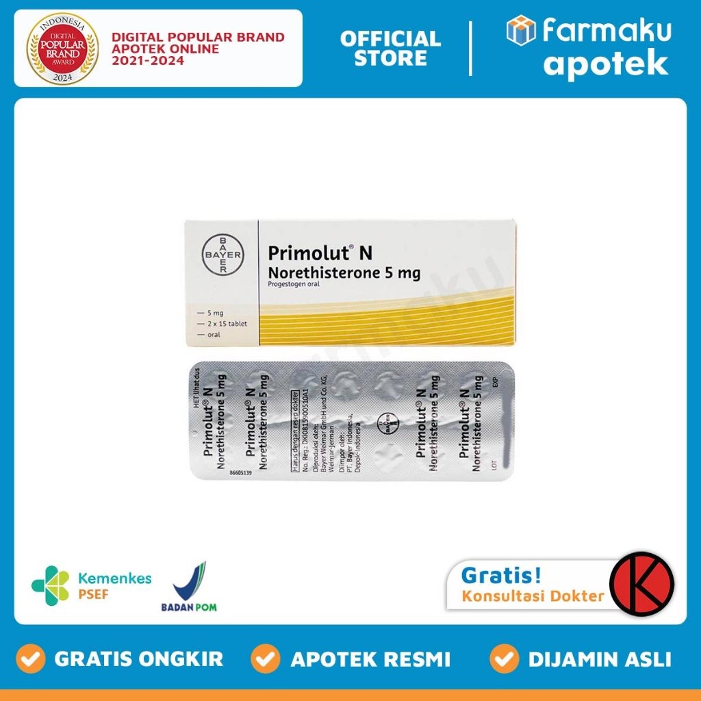Primolut N 5 mg Tablet - HBK