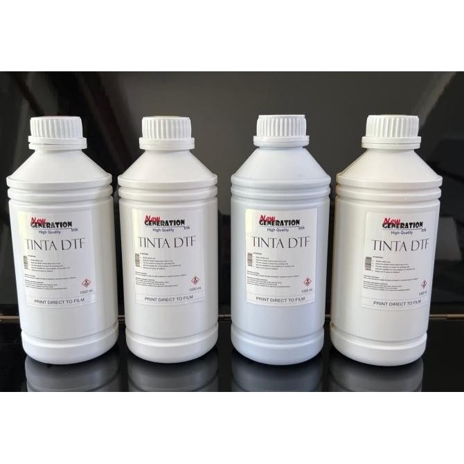 

TINTA DTF PREMIUM DIGITAL TRANSFER FILM INK CMYK WHITE 1 LITER