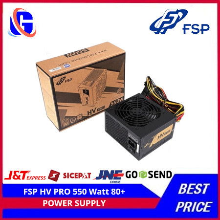 Power Supply FSP HV PRO 550 Watt 80+ / PSU FSP HV PRO 550W