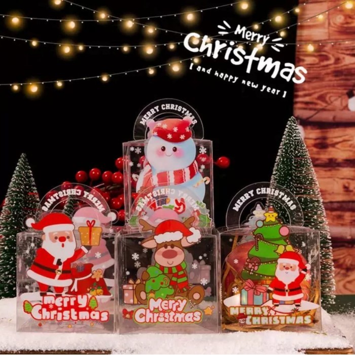 

XMAS MIKA POP UP Kotak Cookies Permen Natal Christmas Mini Dus 1 Toples Jar 400ml