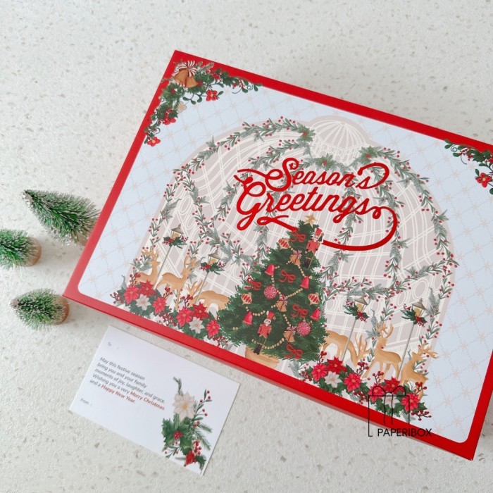 

(Isi 5 Pcs) Box Jolly Kotak Kue Kering Natal Dus Natal Toples 901 toples panjang