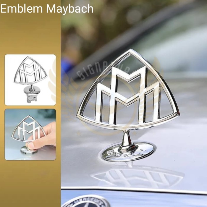 Logo Maybach Kap Mesin / Emblem Maybach W204 W205 W212 W220 W222 S600