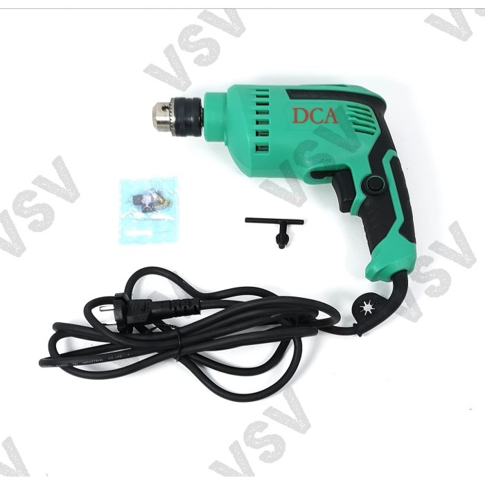 Ready DCA Drill AJZ10-10 Mesin bor tangan 10mm DCA Bor Heavy duty 10mm