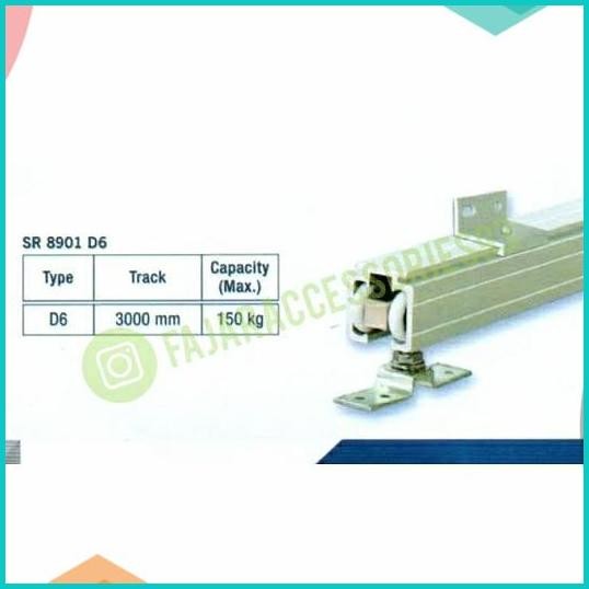 Rel Pintu Sliding Geser Dekkson D6 (Single/Double)/Surabaya 11OKTZ4 to