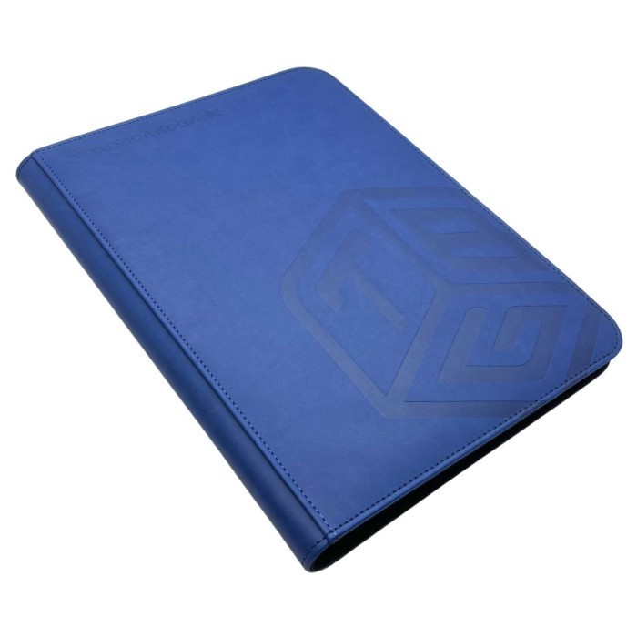 

NEW Premium 9 Pocket PU Leather Binder Zipper Card Album - Hobby Collection