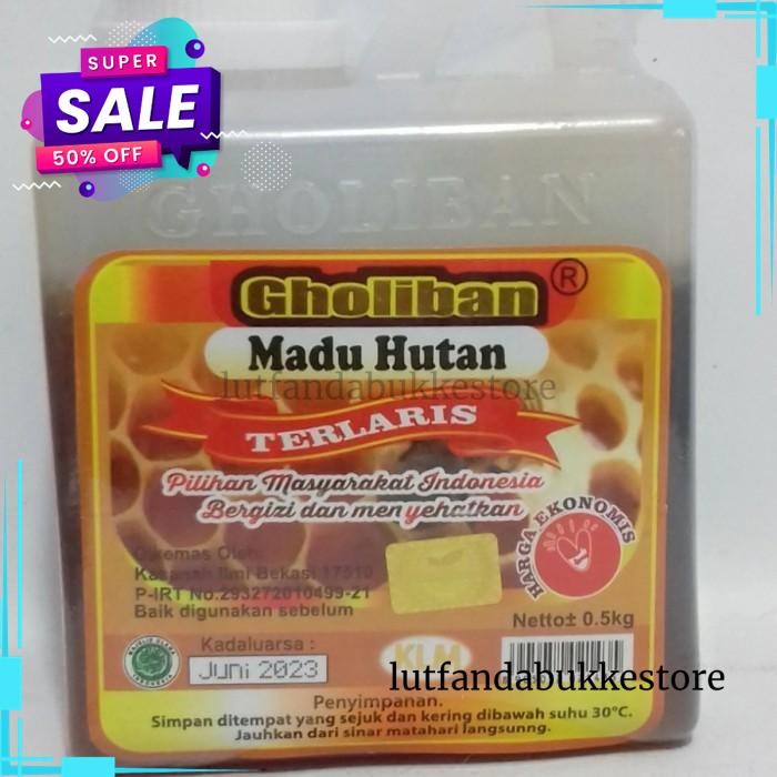 

MADU HUTAN GHOLIBAN 500 GR DIPERKAYA BEE POLLEN DAN ROYAL JELLY FREE ONGKIR !!
