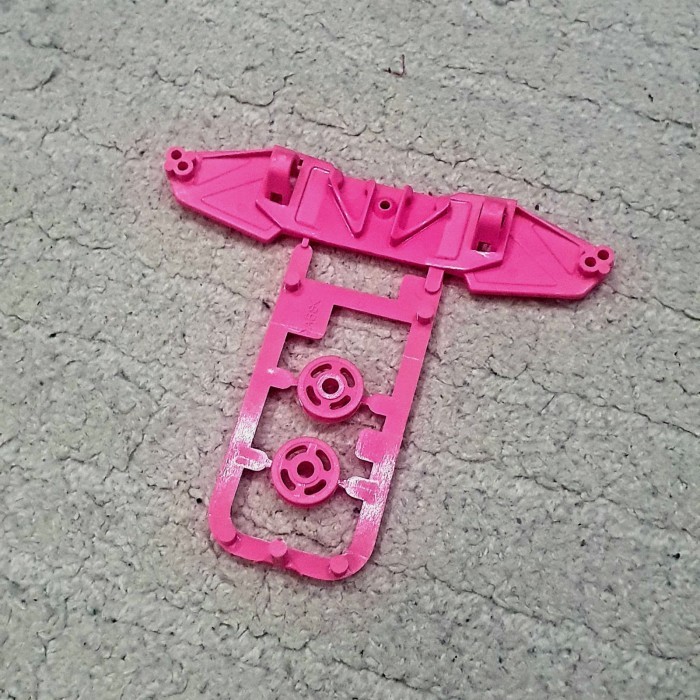 Tamiya Mini 4WD Ex Side Stay Super 1/2 Sayap Pink