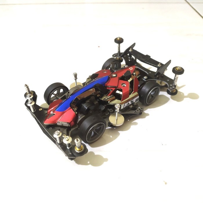 TAMIYA mini 4wd MACH FRAME CROME CHASIS OLIVE