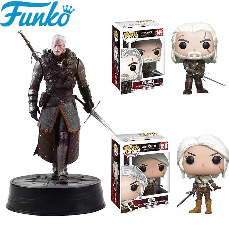 funko pop the witcher 3: wild hunt anime figure witcher toys cute decoration ornaments action periph