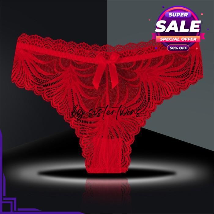 CD WANITA UKURAN JUMBO SEXY HOT RENDA CD MID WAIST BY SISTER TWINS STORE HIGHT QUALITY 