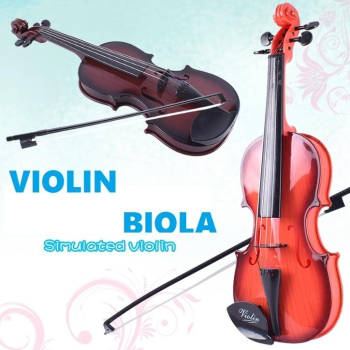 MAINAN ANAK ALAT MUSIK VIOLIN / BIOLA - EDUKASI BELAJAR MUSIC DIRUMAH / biola untuk dewasa,