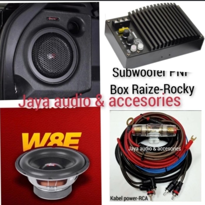 Subwoofer oem Cello 8"W8E Plus Power Toyota Raize-Daihatsu Rocky