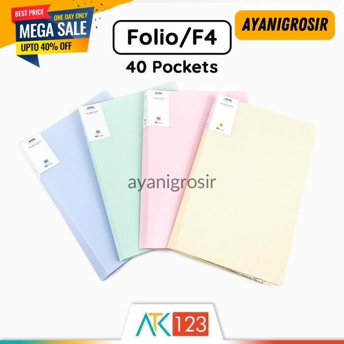 

TERBAIK DISPLAY BOOK / CLEAR HOLDER / DOCUMENT KEEPER FOLIO / F4 JOYKO DK-D40 BY AYANI GROSIR !!