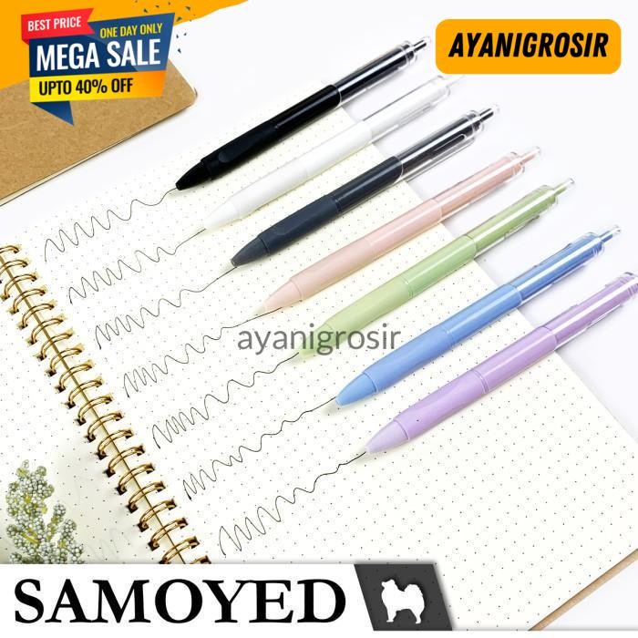 

CUCI GUDANG PULPEN MEKANIK / CETEK / RETRACTABLE GEL PEN SAMOYED GP-237 BY AYANI GROSIR !!