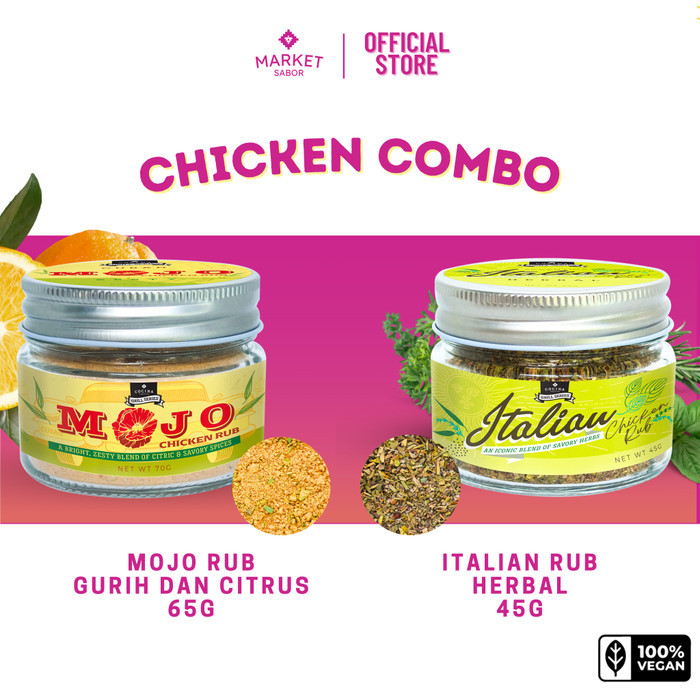 

Chien Combo / Mojo Rub & Italian Rub - Bumbu Masak