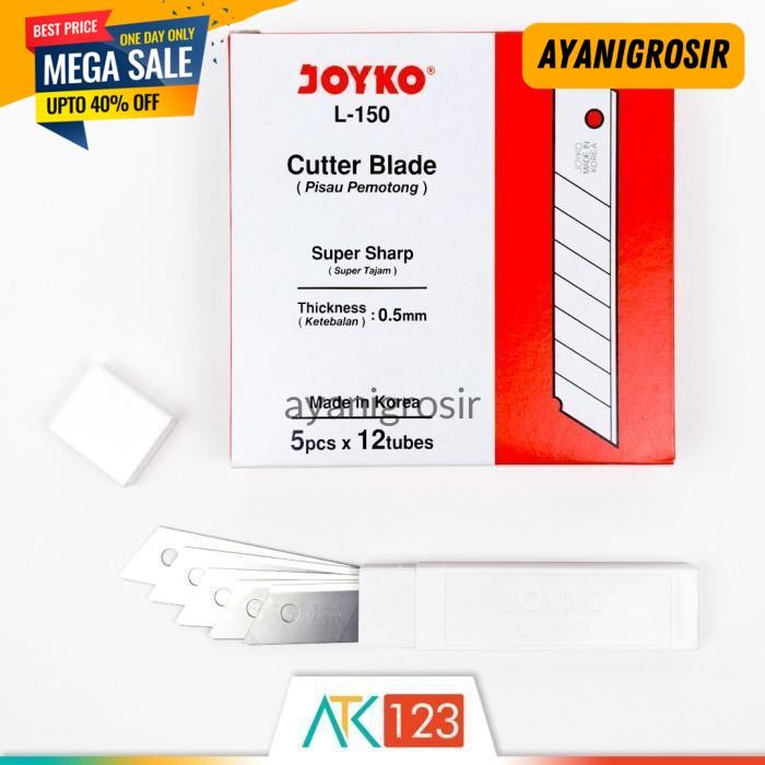 

BIG SALE ISI / REFILL CUTTER / SPARE BLADES JOYKO L-150 (18 MM) BY AYANI GROSIR !!