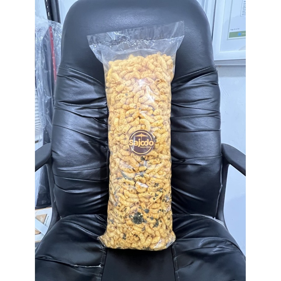 

SPECIAL MAKARONI PIPA GULING 1 BALL 1KG - Sajodo Snack & Food Pedas