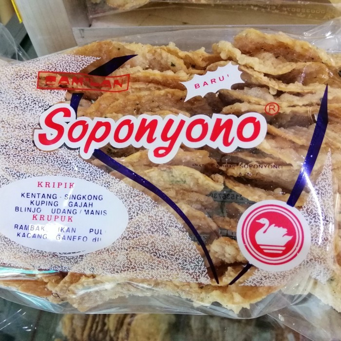 

TERBATAS SOPONYONO Keripik Tempe Daun Jeruk 180gram