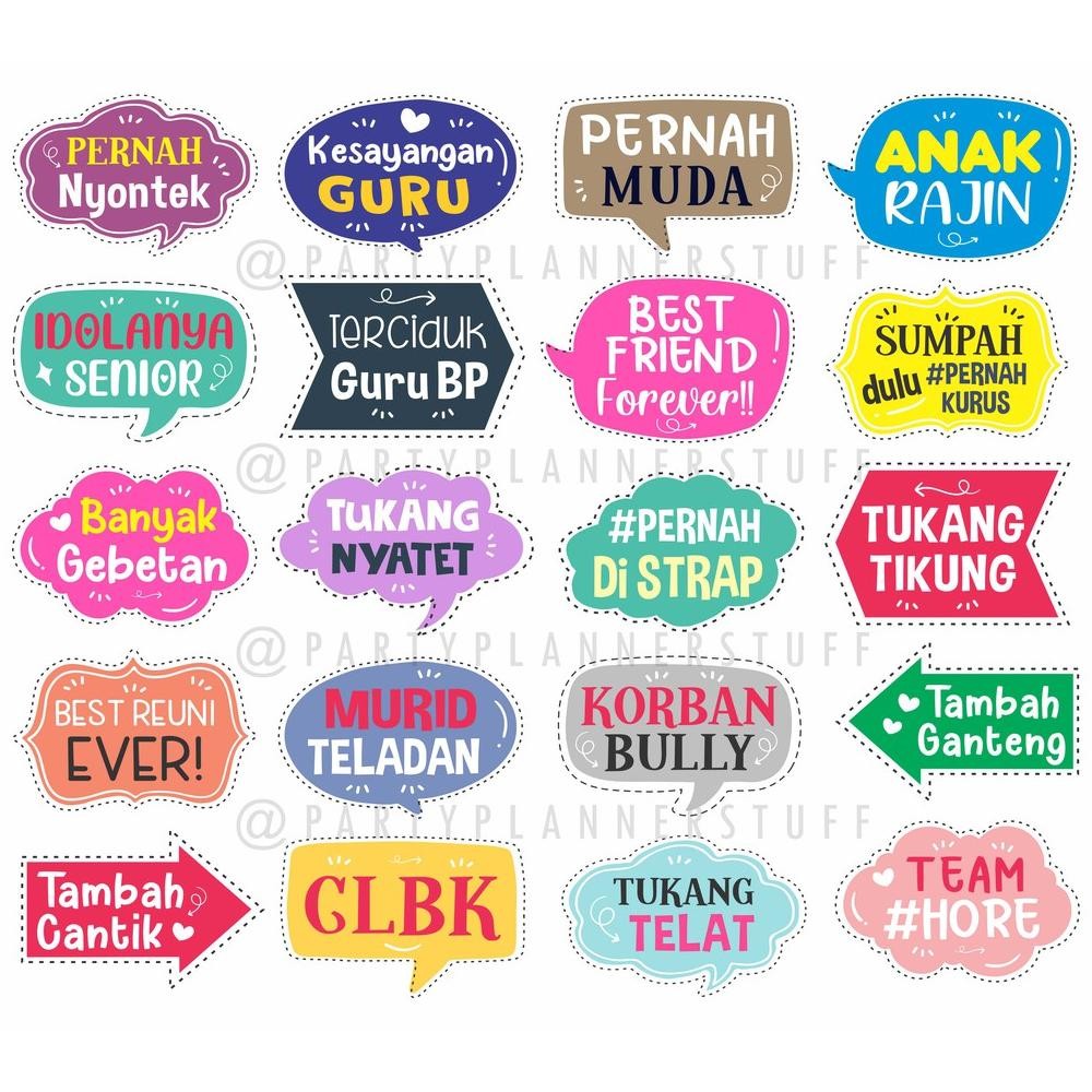 Reuni fun props photobooth property reuni acc foto properti foto photo booth acc dekor reuni custom