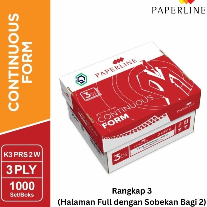 

Sale Continuous Form / Kertas Komputer Paperline 9.5 X11 3Ply Cf K3 W Prs