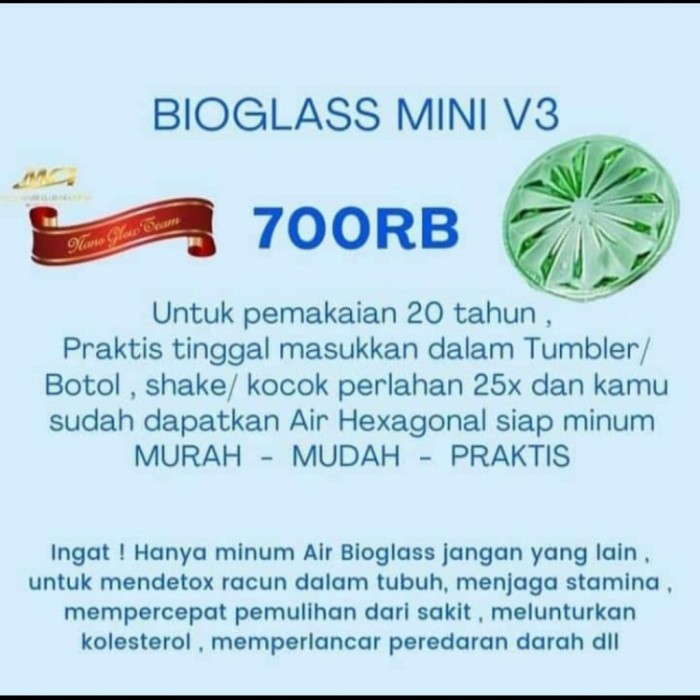 Original Bio Glass Mini Mci