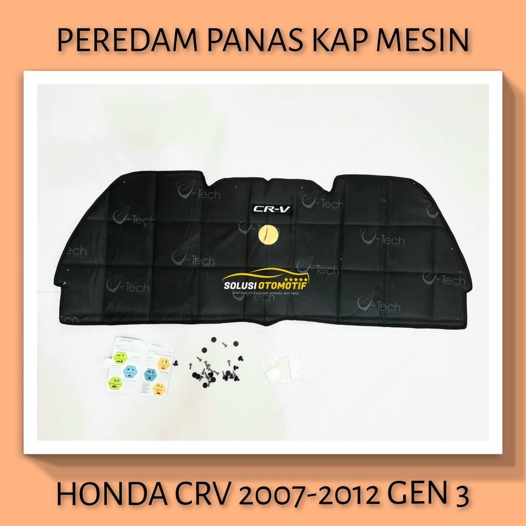 Honda Crv 2007-2012 Gen 3 Peredam Panas Kap Mesin Aksesoris Variasi Mobil Vtech Original + Kancing K