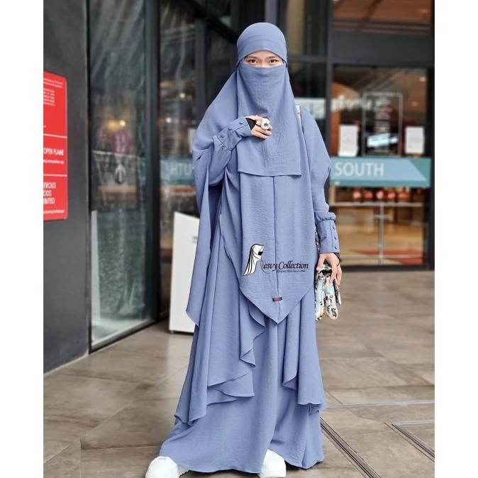 gamis set syari YUMNA by Resvy_Collection P67JM