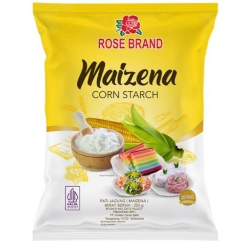 

Rose Brand Tepung Maizena Corn Strach 250 Gr Pati Jagung Halal