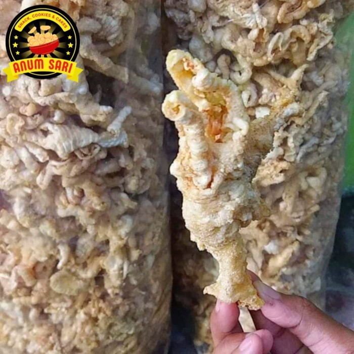 

BOOM SALE Keripik Ceker Cakar Ayam Gurih Renyah - Anum Sari