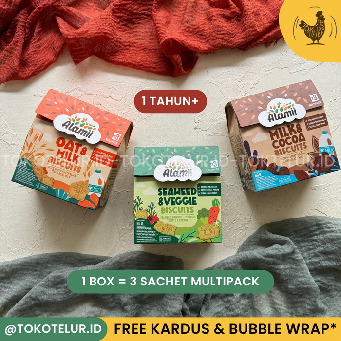 

TERUJI ALAMII - Biscuits Multigrain Biskuit Cemilan Snack Anak Mulitgrain