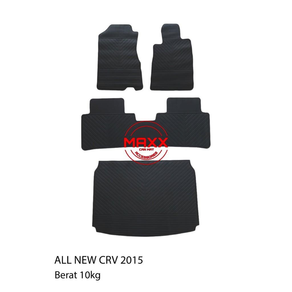 Karpet Mobil Logo-Karpet Karet Honda All New Crv 2015 Full Set