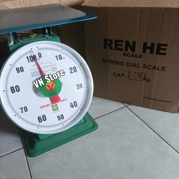 Timbangan Duduk Manual 100Kg Jarum Renhe Vietnam Quality 100Kg X 200Gr
