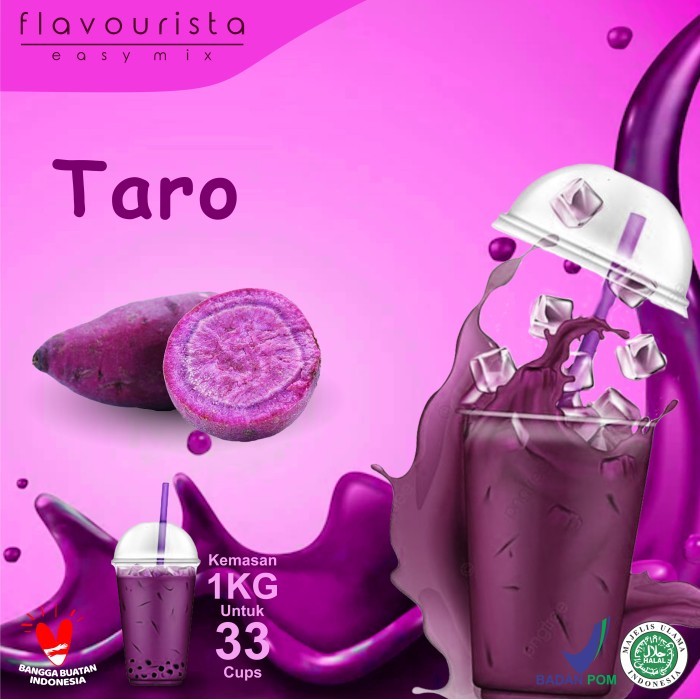 

Flavourista Easy X - Bubuk Numan Rasa Taro 1000 Gram